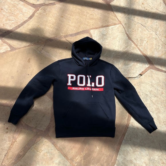 Fleece Lined Double Knit Polo Ralph Lauren Hoodie